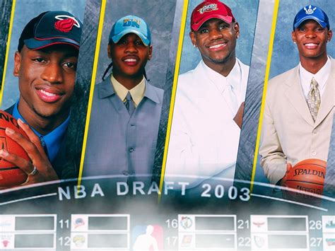2003 nba draft list|2003 for lebron james and dwyane wade.